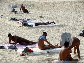 欧美天体海滩浴场图片,阳光、沙滩与天体艺术的完美融合